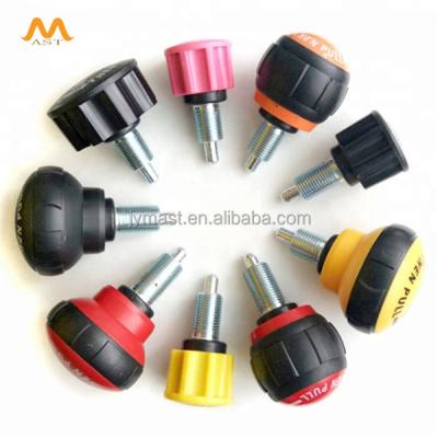 China Fitness Accessories Rubber Magnetic Ball Weight Stack Pin Head Pin Pop Pin for sale