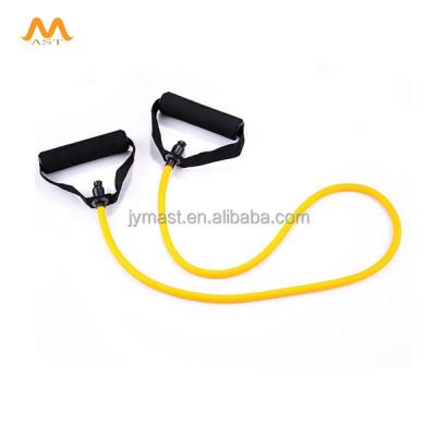 China Pedal Rubber Test Program Fitness Chest Band Yoga Resistance Bands Yoga Resistance Bands Tube Sport Arm Holder Support Strap Pull Rope Elastic Yellow Color for sale