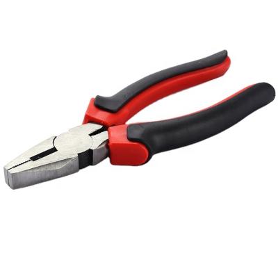 China PLIERS Professional Wire Stripper DIY Tool 45# Carbon Steel Pliers Black And Red Rubber Grip Multifunctional Cutter Wire Pliers for sale