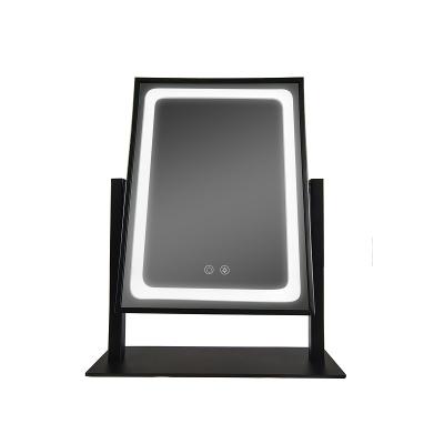 China Modern Top quality promotional custom Women Use Led Mirror Makeup Makeup Mirror With Led Light for sale