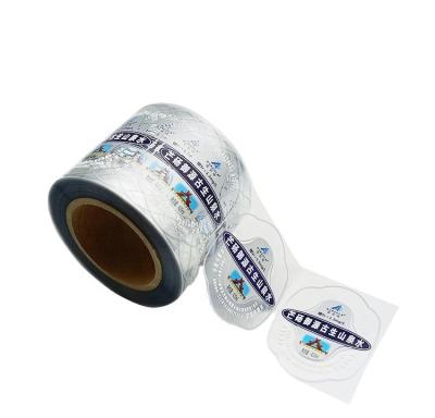 China Waterproof Transparent PVC Shrink Sleeve Sticker Label For Water Bottle Packaging for sale