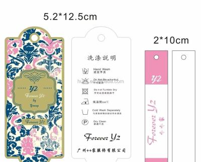 China Viable Chinese Manufacturer Design Printing Cloth Label Tag And Custom Garment Hangtag for sale