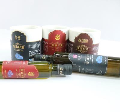 China Waterproof Coconut Oil Private Label Art Paper With Gold Stamp Plastic Technology In Roll for sale