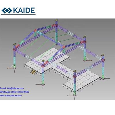 China Outdoor Concert Stage Aluminum Alloy 6082-T6/6061-T6 Music Truss Display for sale