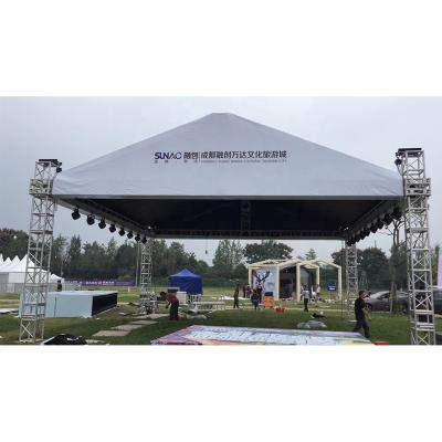 China Portable Lightweight Aluminum Alloy 6082-T6/6061-T6 DJ Booth Cheap Stage Lift Truss System for sale