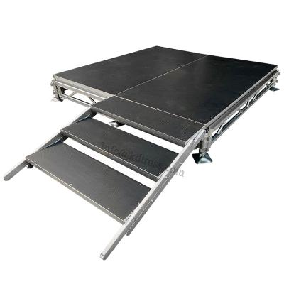 China Aluminum Alloy 6061-T6 Wholesale Portable Stage Platform Modular Stage For Church for sale