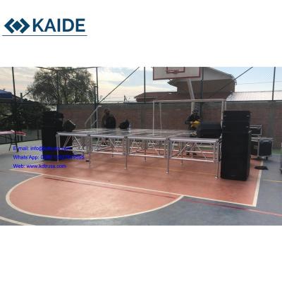 China 6061-T6 Aluminum Alloy Outdoor Concert Acrylic Stage Panel Deck For Swimming Pool Cover for sale