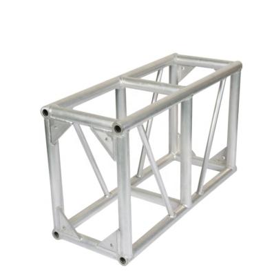 China 6082-T6/6061-T6 Alloy Aluminum Exterior Performance Used Stage Lighting Truss Aluminum Rectangle Bolt Truss Event Structure for sale