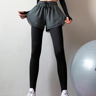 China Breathable Stretch Hakama Quick-Drying Sports Skinny Running Yoga Pants for sale