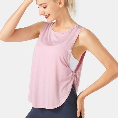 China Breathable the most popular new product yoga tops running ladies fitness yoga t shirts amazon ladies fitness tops for sale