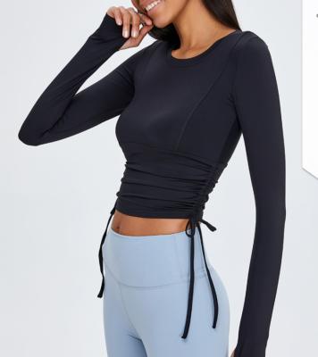 China New Breathable Hot Sale Long Sleeve Yoga For Women Fitness Shirts Breathable Clothes for sale