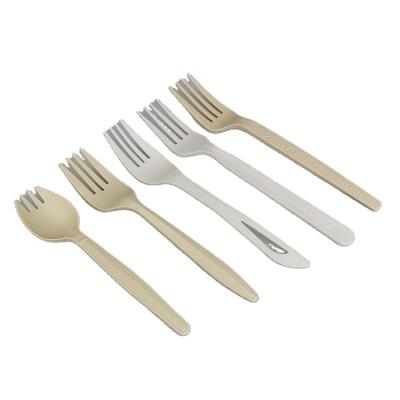 China Disposable Eco Friendly Stocked Biodegradable PLA disposable plastic cutlery set,biodegradable eco-friendly cutlery PLA spoon for sale