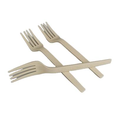 China Disposable Eco Friendly Stocked Biodegradable PLA Compostable Disposable Plastic Spoon Fork and Knife for sale