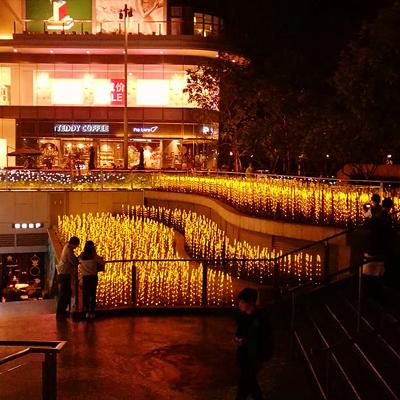 China Party decorations and colorful lights led wheat ear lamp light simulation of the rice lamp outdoor park decorated lights to decorate the courtyard landscape for sale