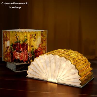 China Creative Custom Birth Ceremony Saint Novelty Lamp Desktop AirPlay Speaker Book Reading Lamp for sale