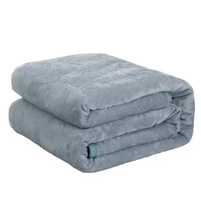 China PORTABLE Blanket Thicken Blanket Flannel Double Air Conditioning Napping Blanket Coral Fleece Sheet Quilt for sale