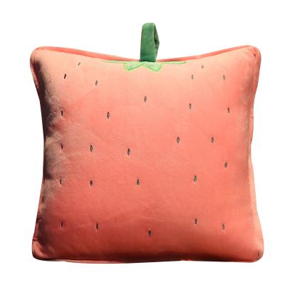 China Cartoon Anti-pilling Cushion Student Office Car Pillow Air Conditioning Dual Function Folding Quilt for sale