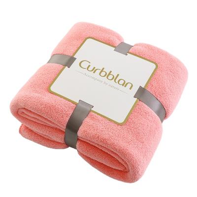 China Factory Direct Simplicity 75*150 Baby Bath Absorbent Quick-Drying Towel Newborn Super Soft Towel For Kids for sale