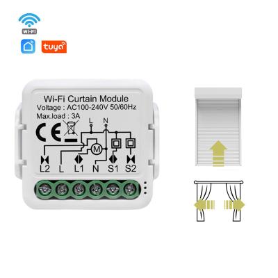 China Smart Home Switch Tuya Curtain Smart Wifi Module For Roller Shutter Blind Motor DIY Smart Home By Google Assistant Alexa for sale