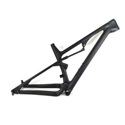 China 2021 full mountain bikes enduro mountain bike frame suspension carbon frame mtb bike frame for sale