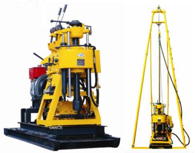 China Home use 150m 180m core diesel motorized geotechnical drilling rig 230m and water well drilling rig for sale