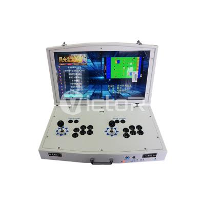 China Metal 24 Inch Lock Suitcase Arcade Game Boxes With Remote Control for sale