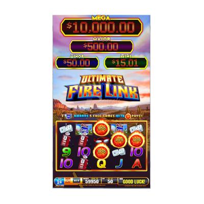 China Newest USA Plastics Ultimate Fire Link Multi Slot Games Gambling Slots Casino Games Jackpot Game Board for sale