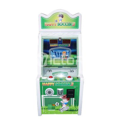 China Wooden / Metal Factory Fun Kids Football Coin Operated Happy Arcade Game Machine With Lottery For Prize for sale