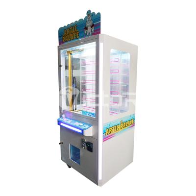 China Arcade Wooden Crane Video Prize Acceptor /acrylic master master vending game machine for sale