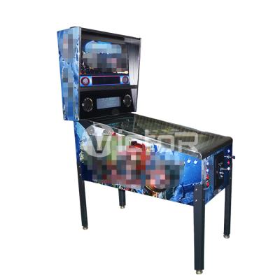 China Metal Maker MDF + Indoor Board Video Arcade Game Machine , Coin Operated Virtual 3D Arcade Pinball Game Machine for sale