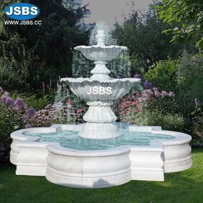 China Custom Wholesale Durable And Artistic All Types Outdoor Or Indoor Stone Garden Marble Water Fountain Landscape House Decoration for sale