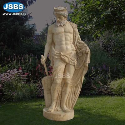 China Top Selling Modern Carved Natural Beige Greek God Statue Designs for sale