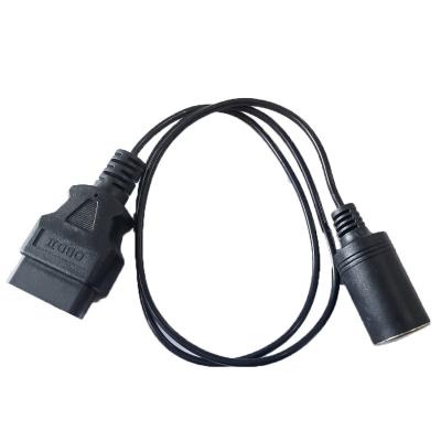 China Aftermarket Automotive Industries Car Power Adapter Cigarette Lighter Cable Straight Lead Male To Female Car Cigarette Lighter Plug Power Cable for sale