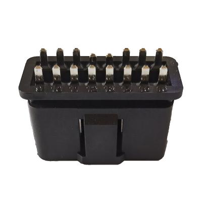 China Aftermarket Automotive Industries 12V J1962 16 Pin Obd II Obd 2 Male Obd2 Connector Plug for sale