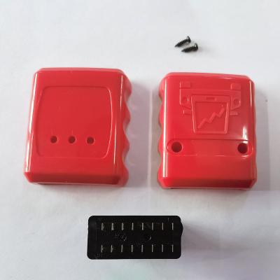 China Aftermarket Automotive Industries Car Logo Red Housing With OBD2 Assembled Female Head for sale