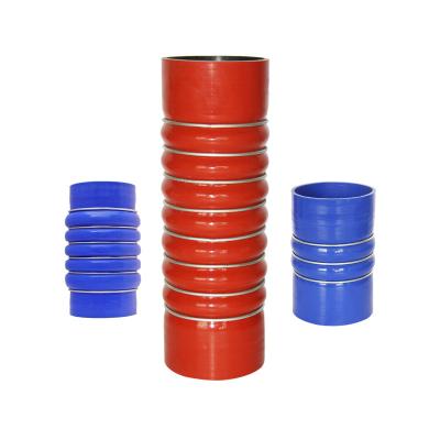 China Auto Parts Replace High Grade Silicone Corrugated Universal Hose Turbo Intercooler Silicone Bump Hose for sale