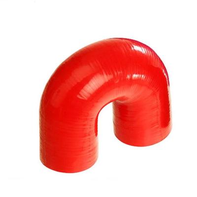 China Auto Parts Replace 180 Degree Elbow Silicone Hose Customization U-Shape Elbow Radiator Silicone Hose For Car for sale