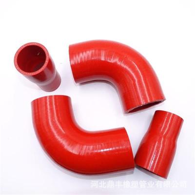 China Auto Parts Replace Customized Universal 45 90 135 180 Degree Elbow Silicone Braided Radiator Rubber Hose for sale