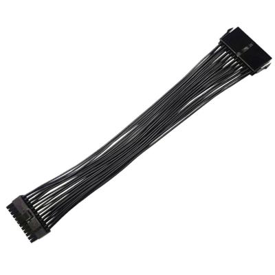 China COMPUTER PC Mainboard Extension Power Supply Cable 24 Pin to 20+4pin ATX Power Supply Male Line to 24pin Motherboard Female Cable 18AWG for sale