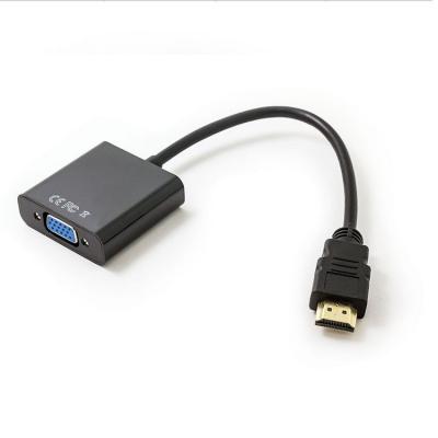 China Wholesale Custom COMPUTER 1080P HD to VGA HD Cable Converter Male to VGA Female Converter Adapter for Computer Tablet Laptop PC TV for sale