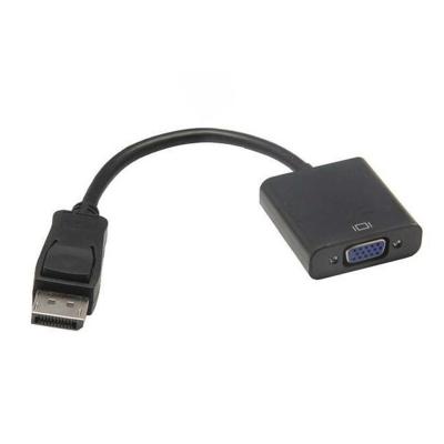 China Custom Camera DisplayPort Adapter Port DP to VGA Adapter Cable Male to Female Converter for PC Computer Laptop HDTV Monitor Projector for sale