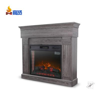 China Decorative Modern Modern French Style With MDF TV Rack Insert Electric Fireplace Chimenea for sale