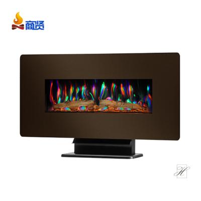 China Modern Antique Flame Wall Hanging Fireplace Decor Kamin Electric Fireplace for sale