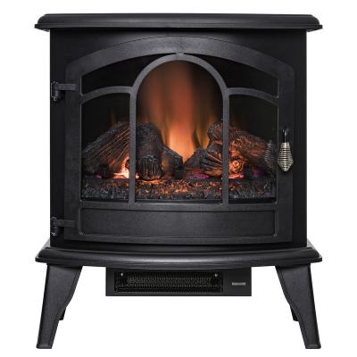 China Modern Indoor Home Heater Corner 20 Inch Decorative Flame Fireplace Free Standing Electric Stove for sale