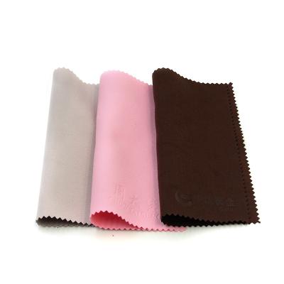 China Colored Microfiber Diamond Cleaning Cloth For Protecting Jewelry Diamond for sale