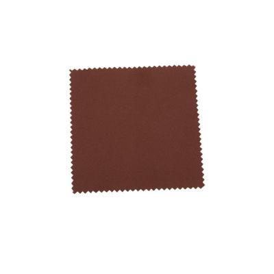 China Soft Brown Diamond Cleaning Cloth Customized Logo For Cleaning Watch for sale