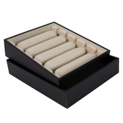 China Ring Organizer Jewelry Display Box Cardboard Material Many Slots Easy To Carry for sale