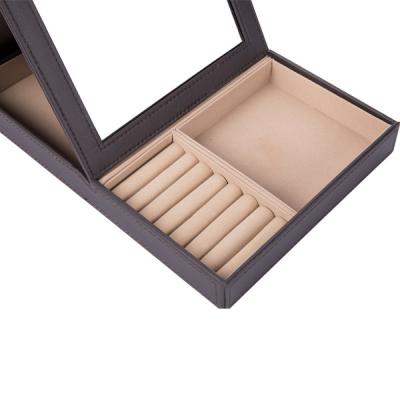 China PU Leather Rectangle Shape Jewelry Display Box for sale