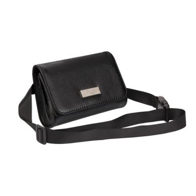 China Small Pu / Leather Waist Pouch , Shopping Guide Leather Belt Fanny Pack for sale