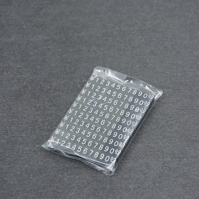 China Jewelry Shop Plastic Price Tag , Recyclable Custom Price Tags Lightweight for sale